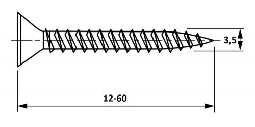 3,5x12-60 faforg.csavar